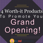[Slideshare] 4 Essential Products to Promote Your Grand Opening