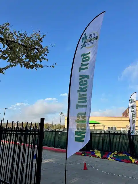 advertising flags for school event
