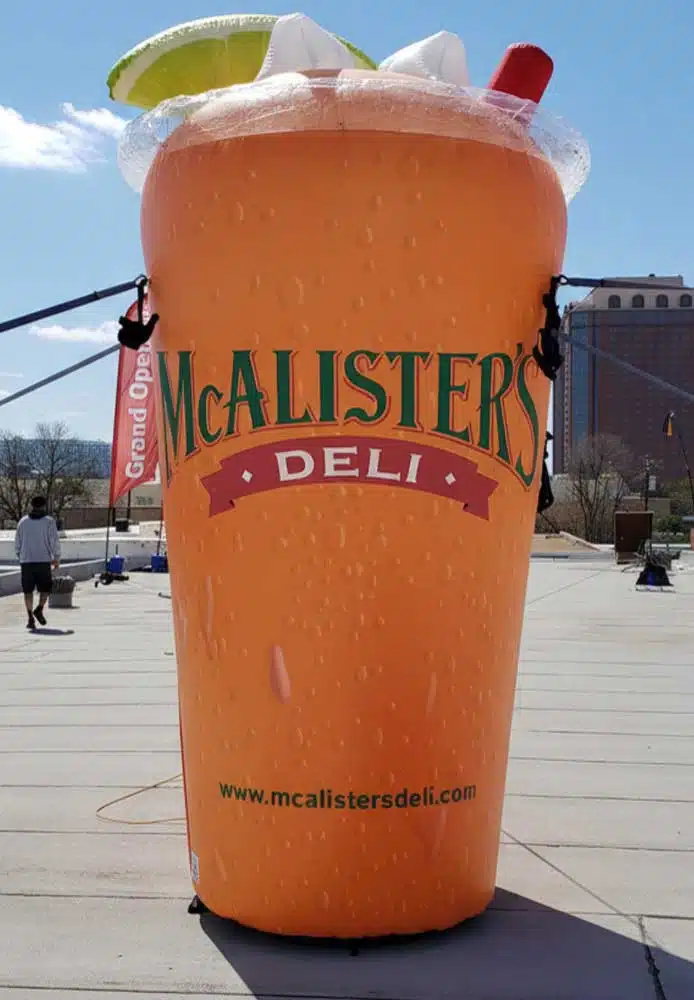 custom inflatable branded drink balloon