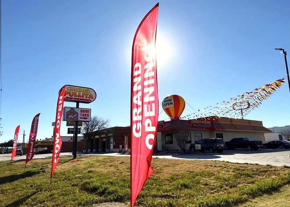 grand opening flags