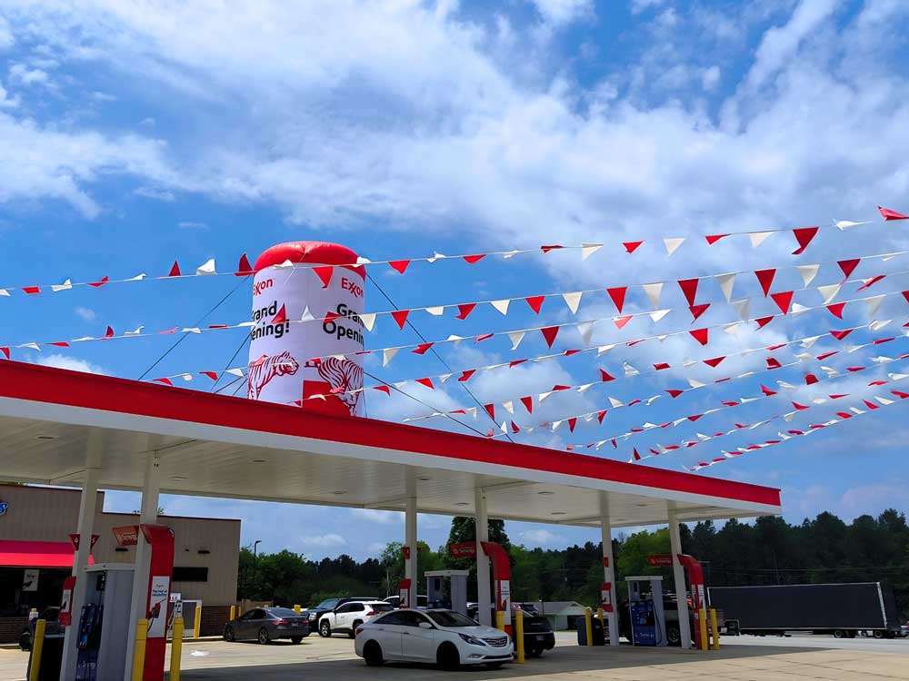 grand opening fuel station advertising